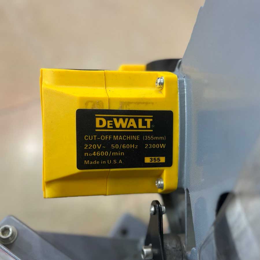 فارسی بر دیوالت مدل DEWALT 355 Profile saw on industrial2300W