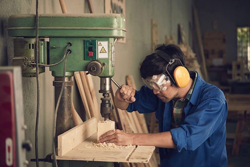دریل ستونی برای کارگاه‌های نجاری